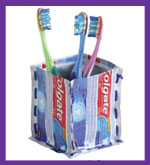 Upcycled Toothbrush Holder 